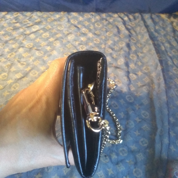 Yves Saint Laurent Black Wallet on a Chain - Picture 7 of 13